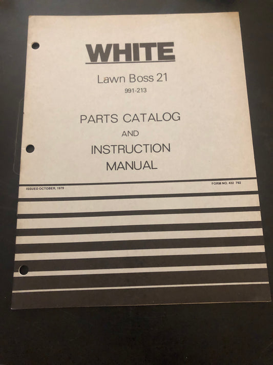 White _ lawn boss 21 _ Parts Catalog & Instruction Manual