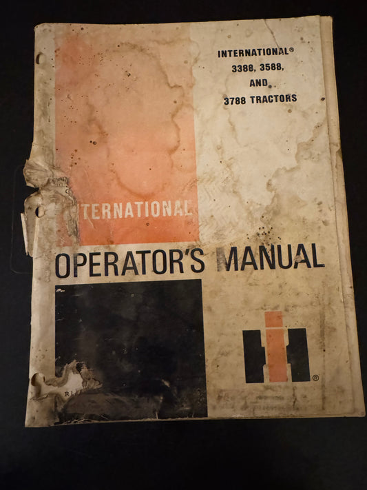 International _ 3388, 3588 & 3788 Tractors _ Operator’s Manual