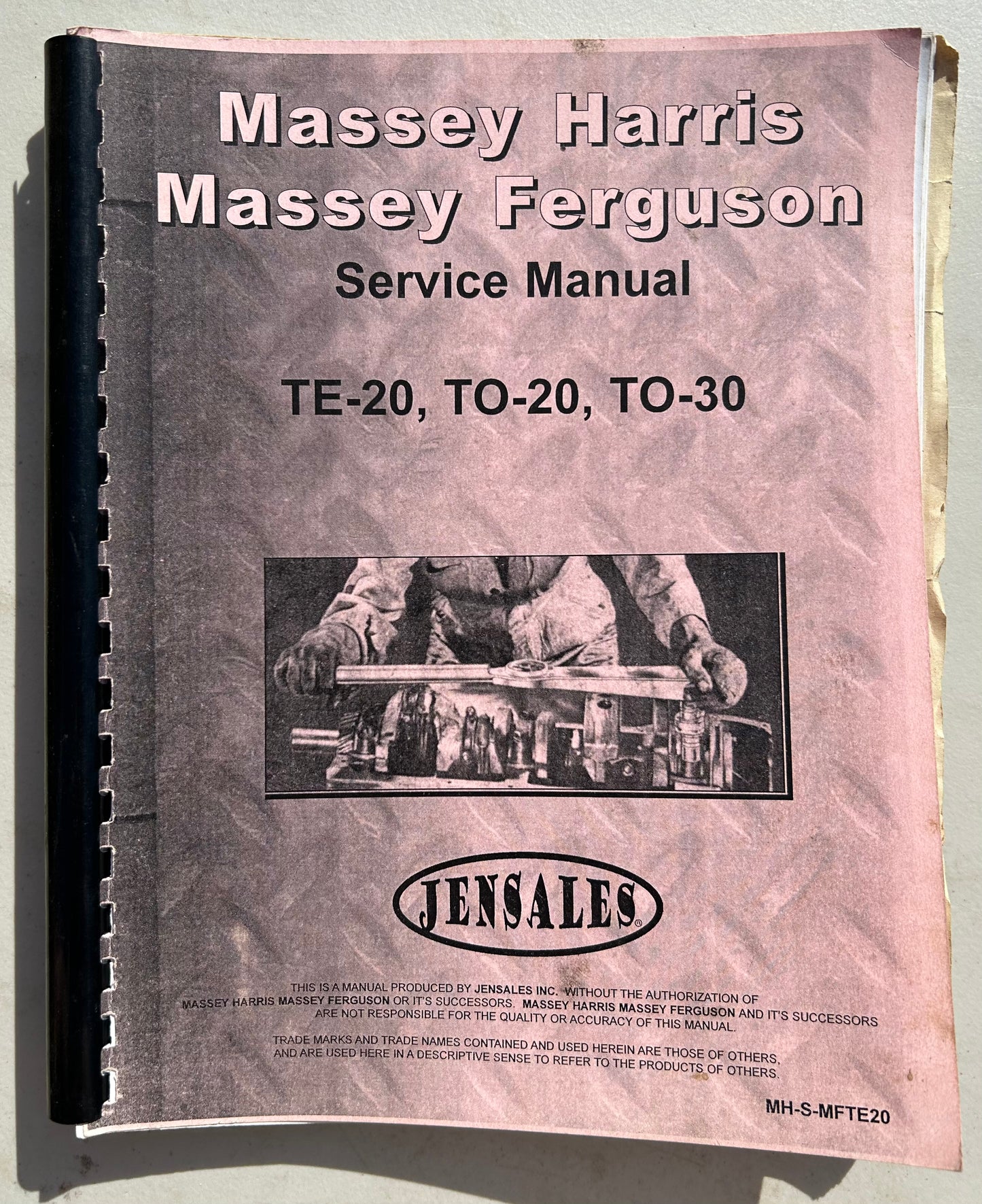 Massey Harris & Massey Ferguson TE-20, TO-20, TO-30 _ Jensales Service Manual