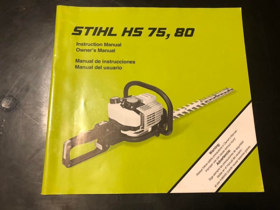 Stihl _ HS 75, 80 Instructions & Owner’s Manual