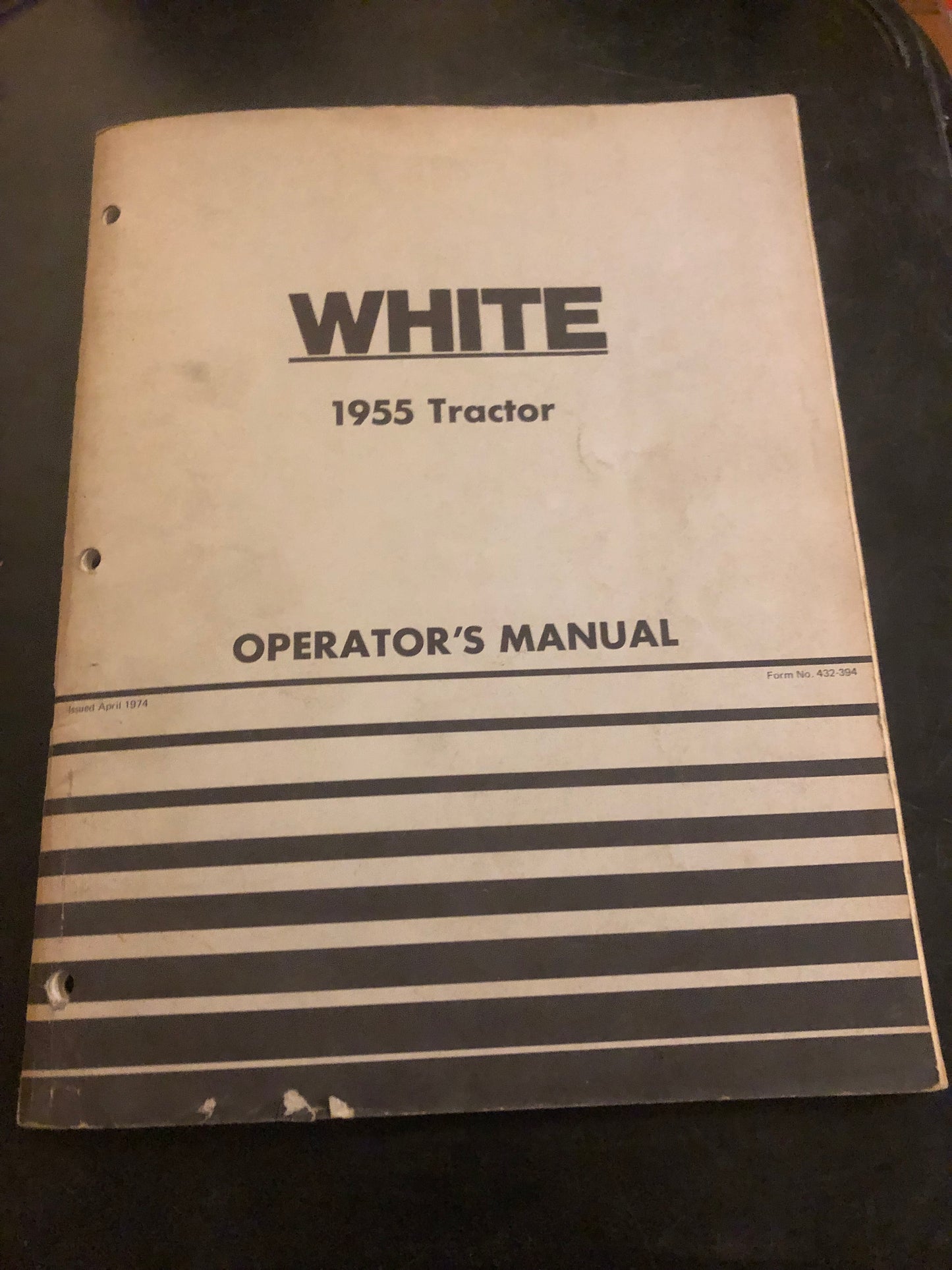 White _ 1955 tractor _ Operator’s manual