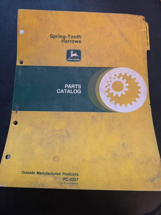 John Deere _ Spring-Tooth Harrows _ Parts Catalog PC-0257