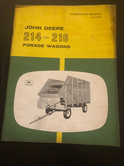 John Deere _ 214-216 Forage Wagons _ Operator’s Manual