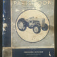 Massey Ferguson _ Ferguson Motors - Form No. 693 041 M1 _ Parts Book