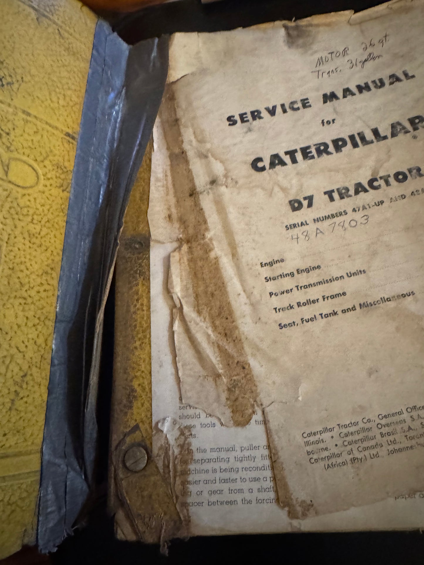 Caterpillar _ D7 _ Service Manual