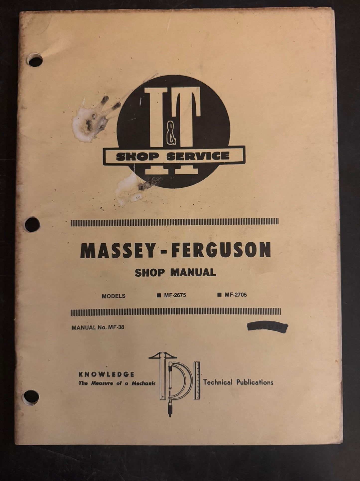 I&T _ Massey-Ferguson _ models MF 2675 & MF 2705 _ Service Shop Manual MF-38