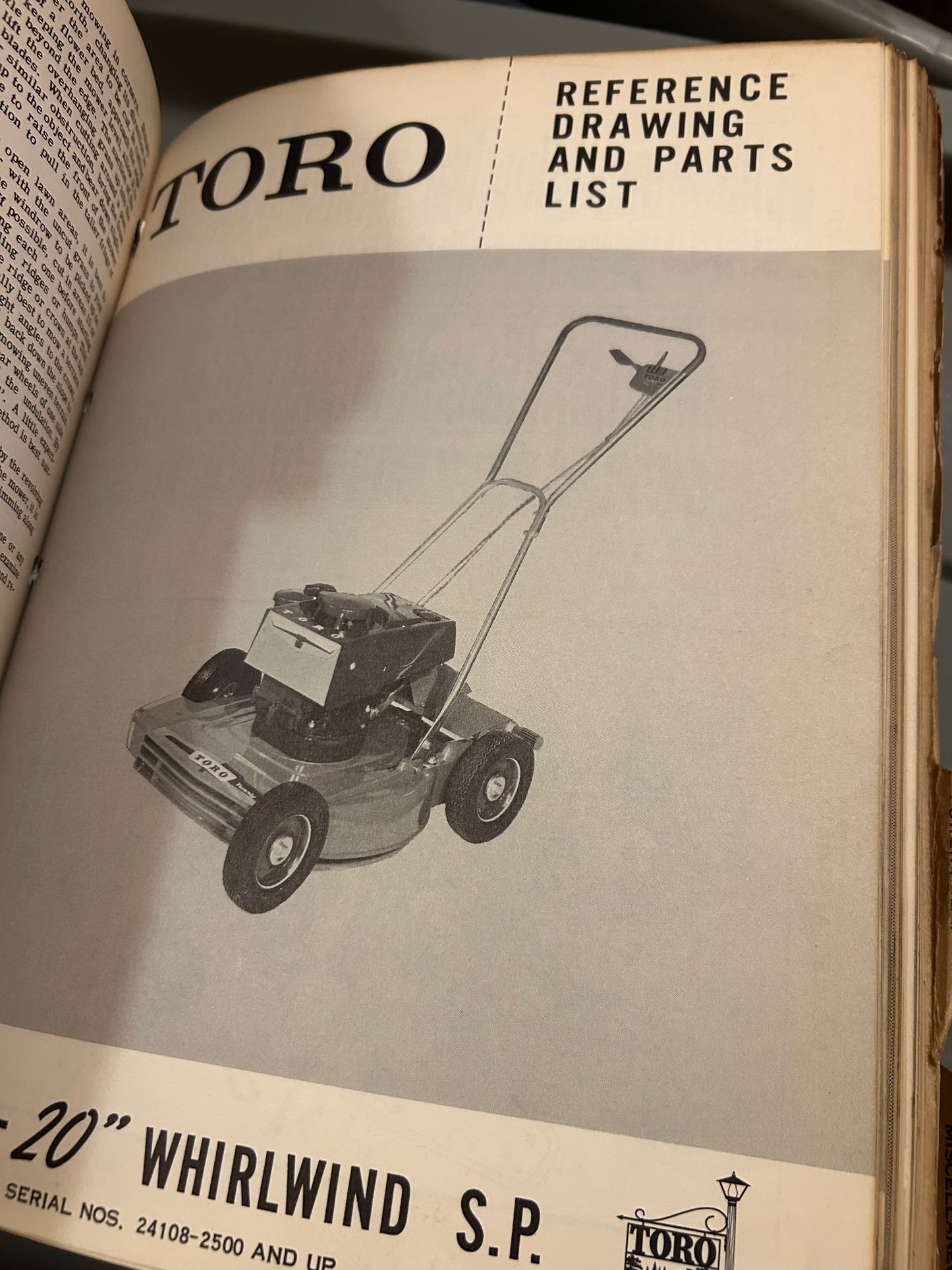 Toro Collection of manuals