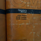 John Deere _ 544E Loader _ Parts Catalog & Operators Manual