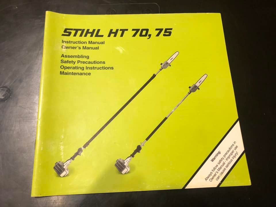 Stihl _ HT 70, 75  Instructions & Owner’s Manual