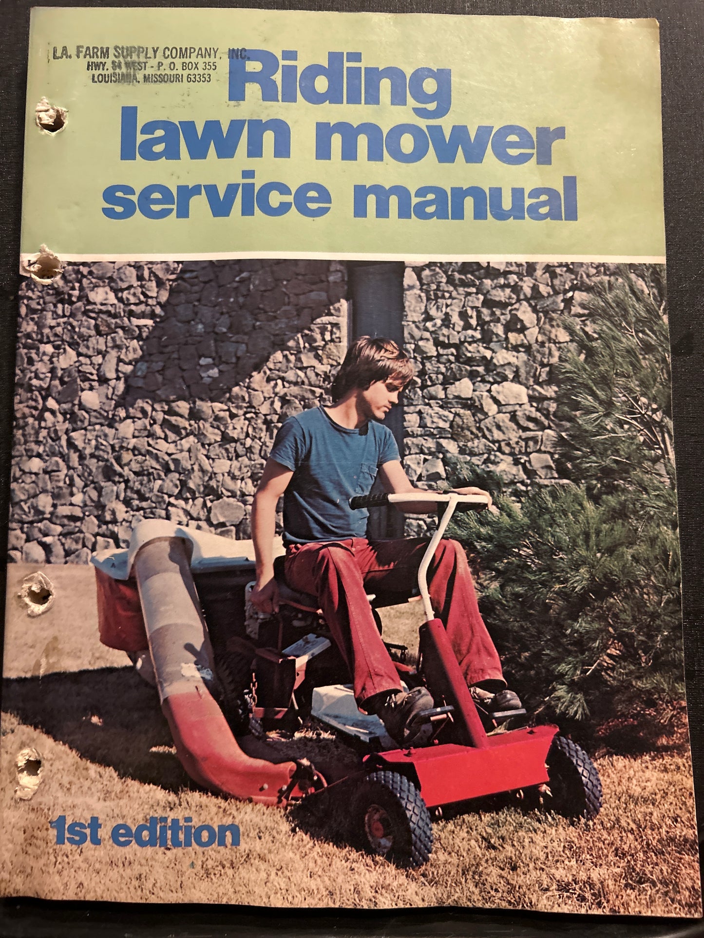 Riding Lawn Mower Service Manual _ 1st Edition