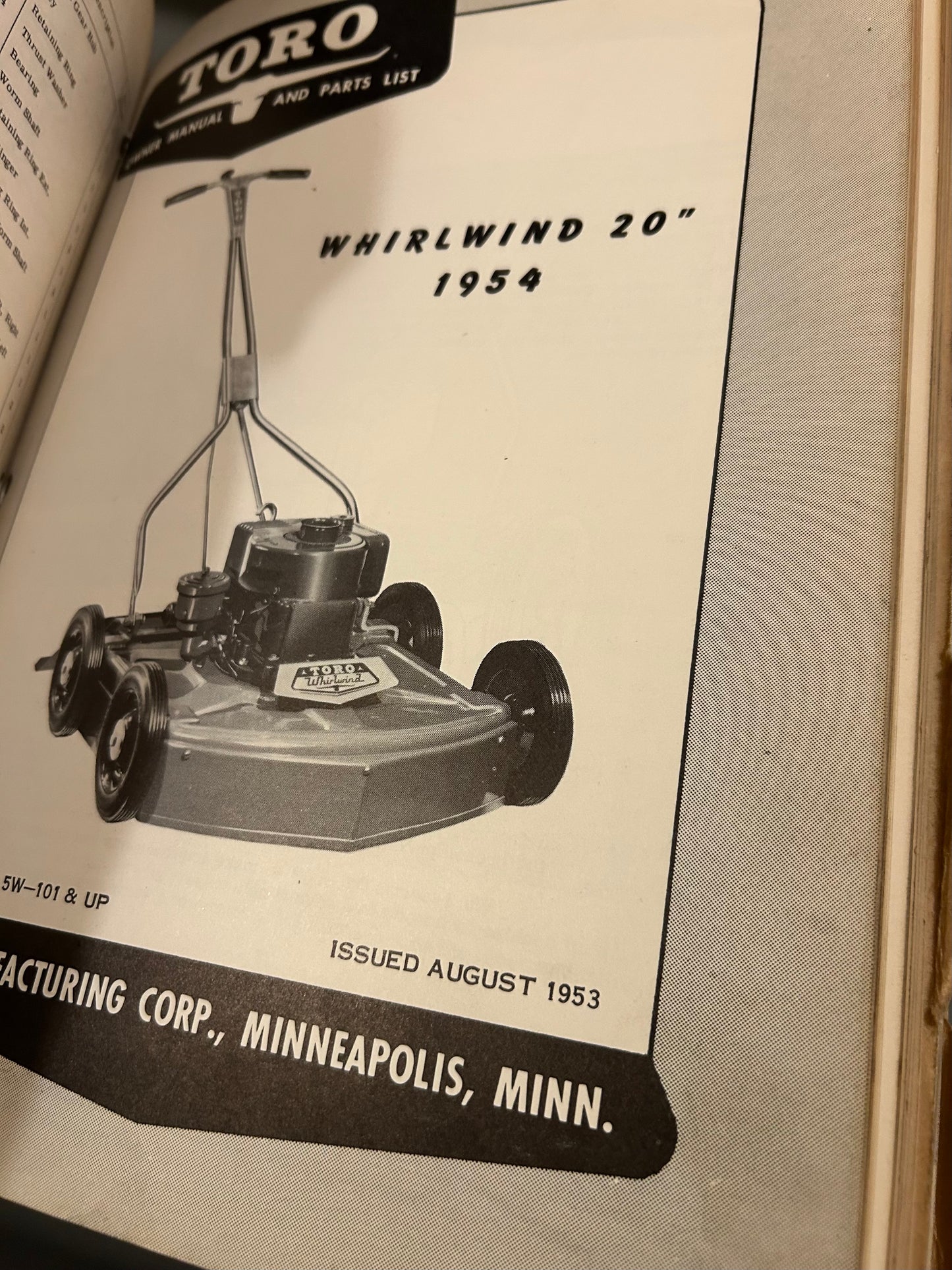 Toro Collection of manuals