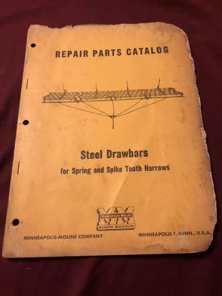 Minneapolis-Moline _ Steel Drawbars _ Repair Parts Catalog