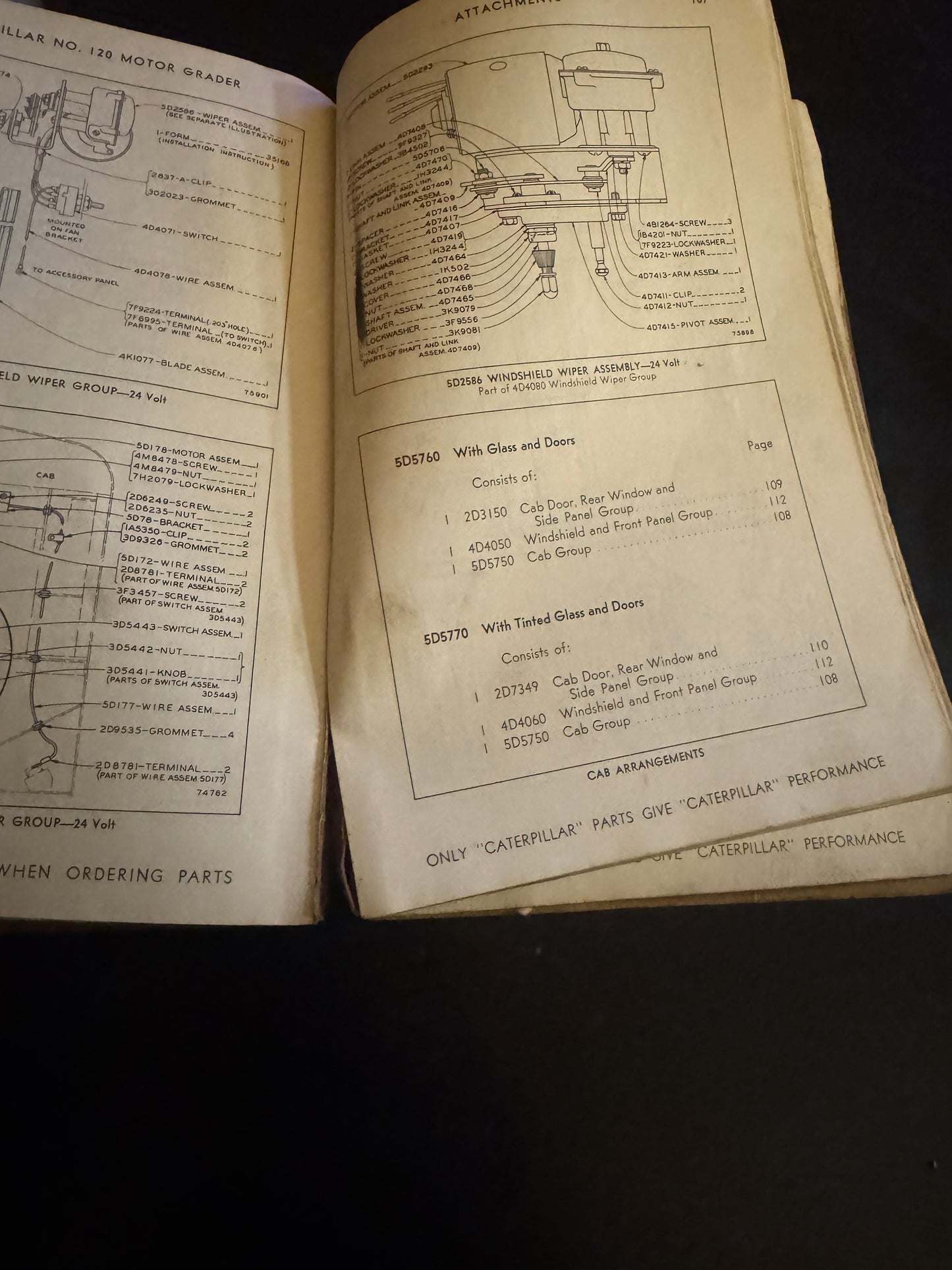 Caterpillar _ No. 120 Motor Grader _ Parts Book