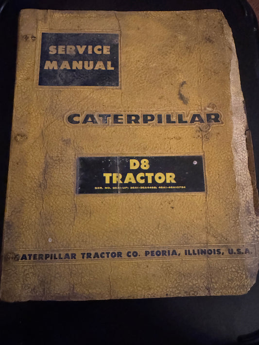 Caterpillar _ D8 Tractor _ Service Manual