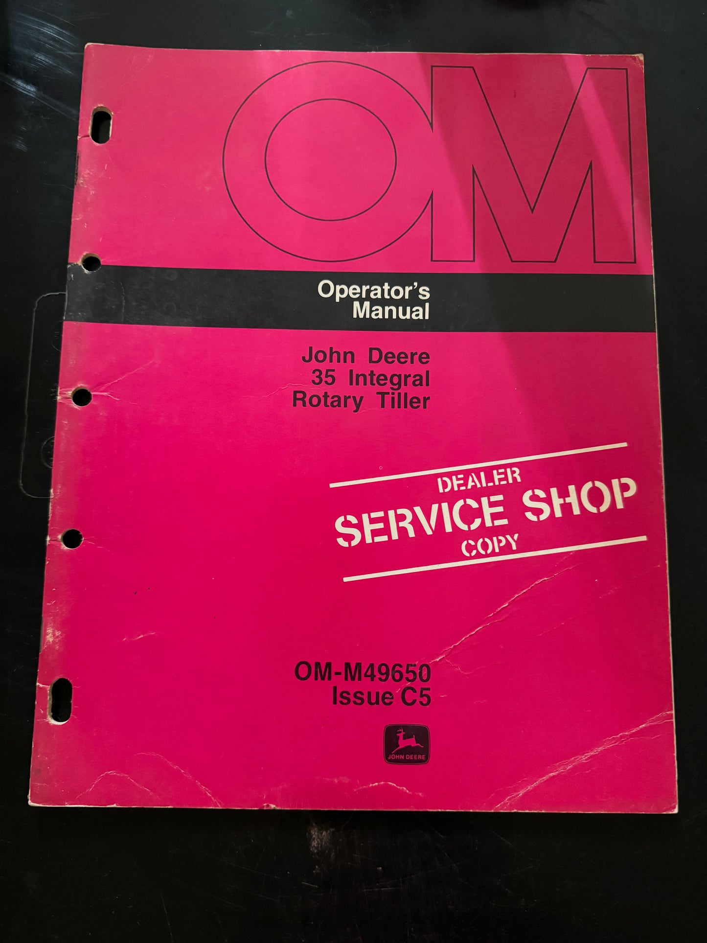 John Deere _ 35 Integral Rotary Tiller _ Operator’s Manual Dealer Copy OM-M49640 Issue C5