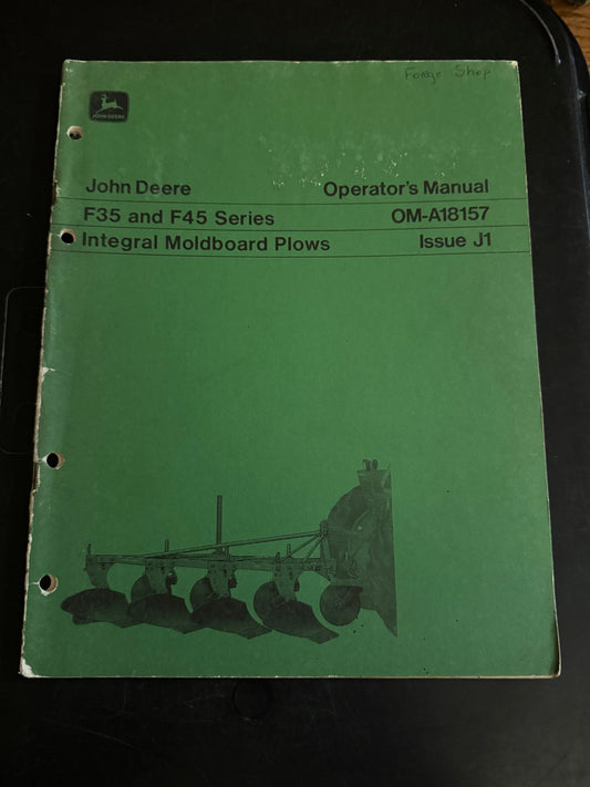 John Deere _ F35 & F45 Series Integral Moldboard Plows _ Operator’s Manual OM-A18157 J1