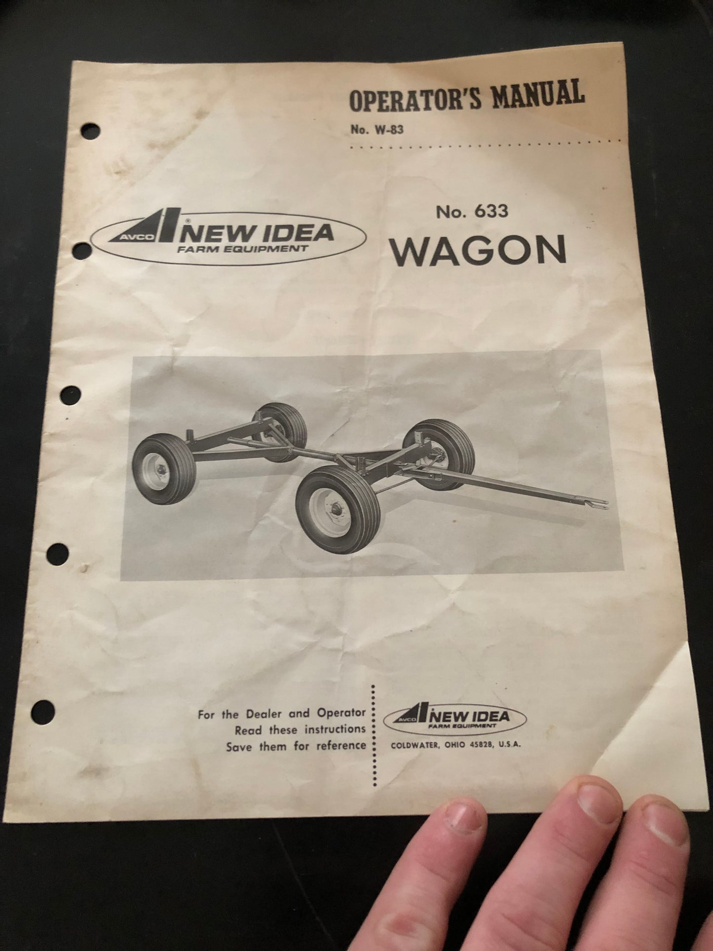 New Idea _ no 633 Wagon _ Operator’s Manual