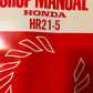 Honda Power Equipment Shop Manuals Binder #2