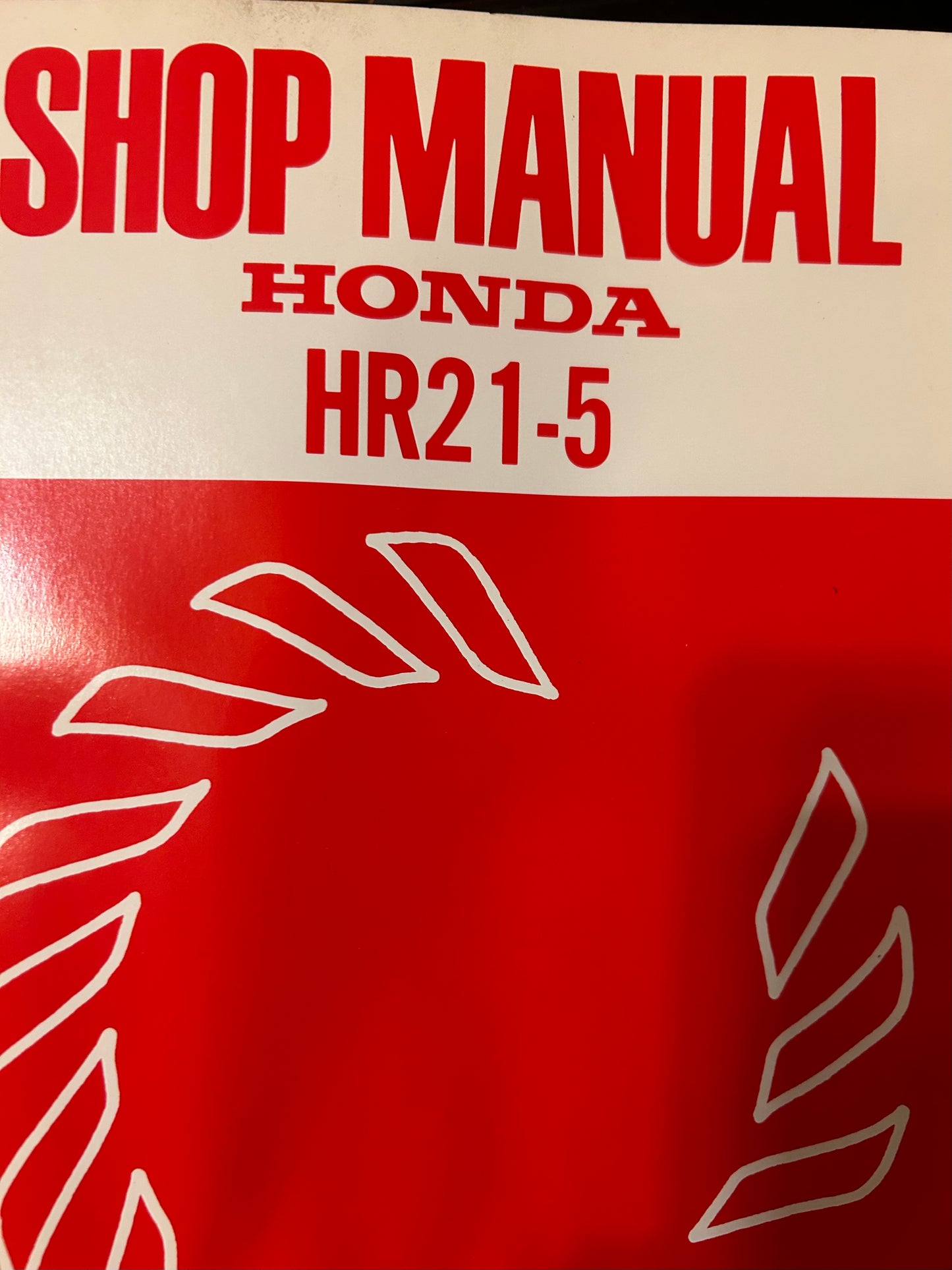 Honda Power Equipment Shop Manuals Binder #2