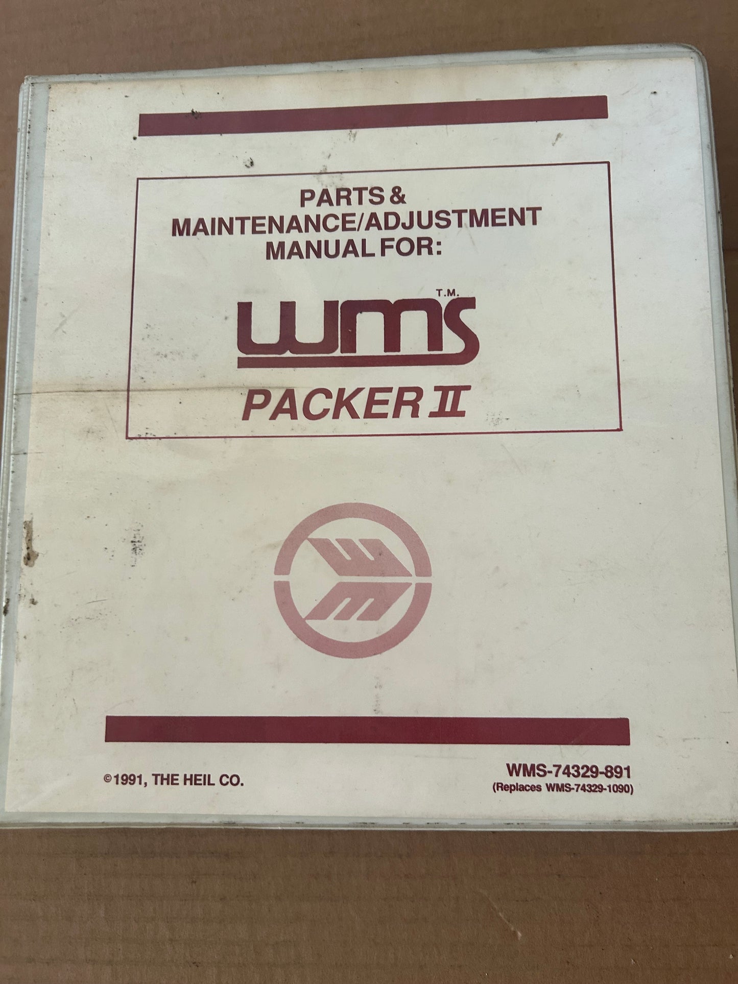WMS _ Packer II _ Parts & Maintenance Manual
