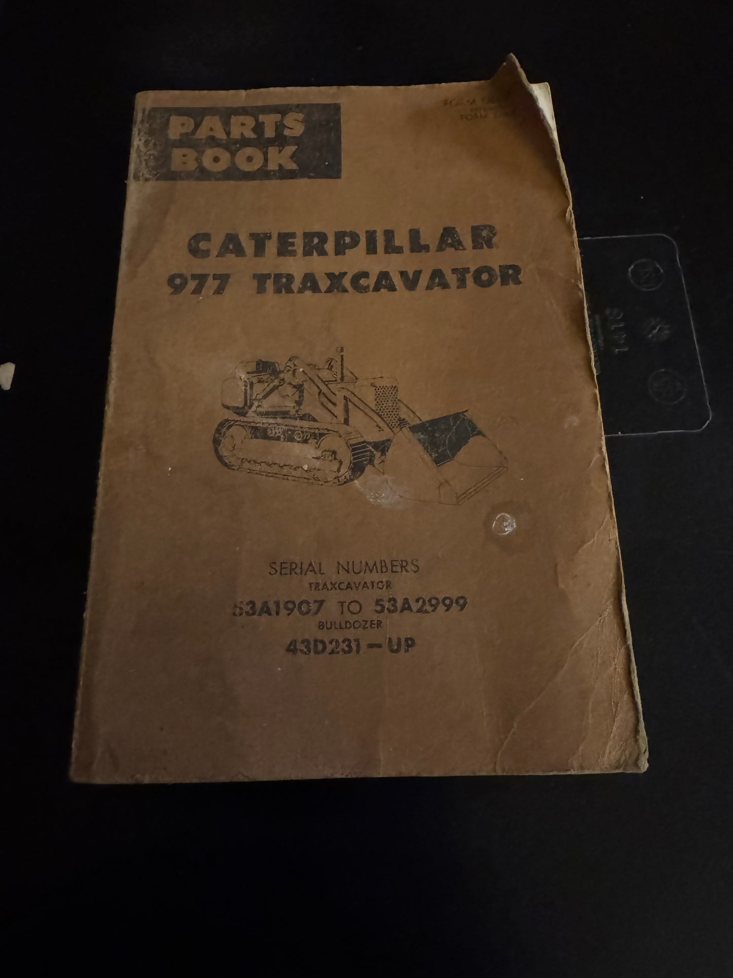 Caterpillar _ 977 Traxcavator _ Parts Book
