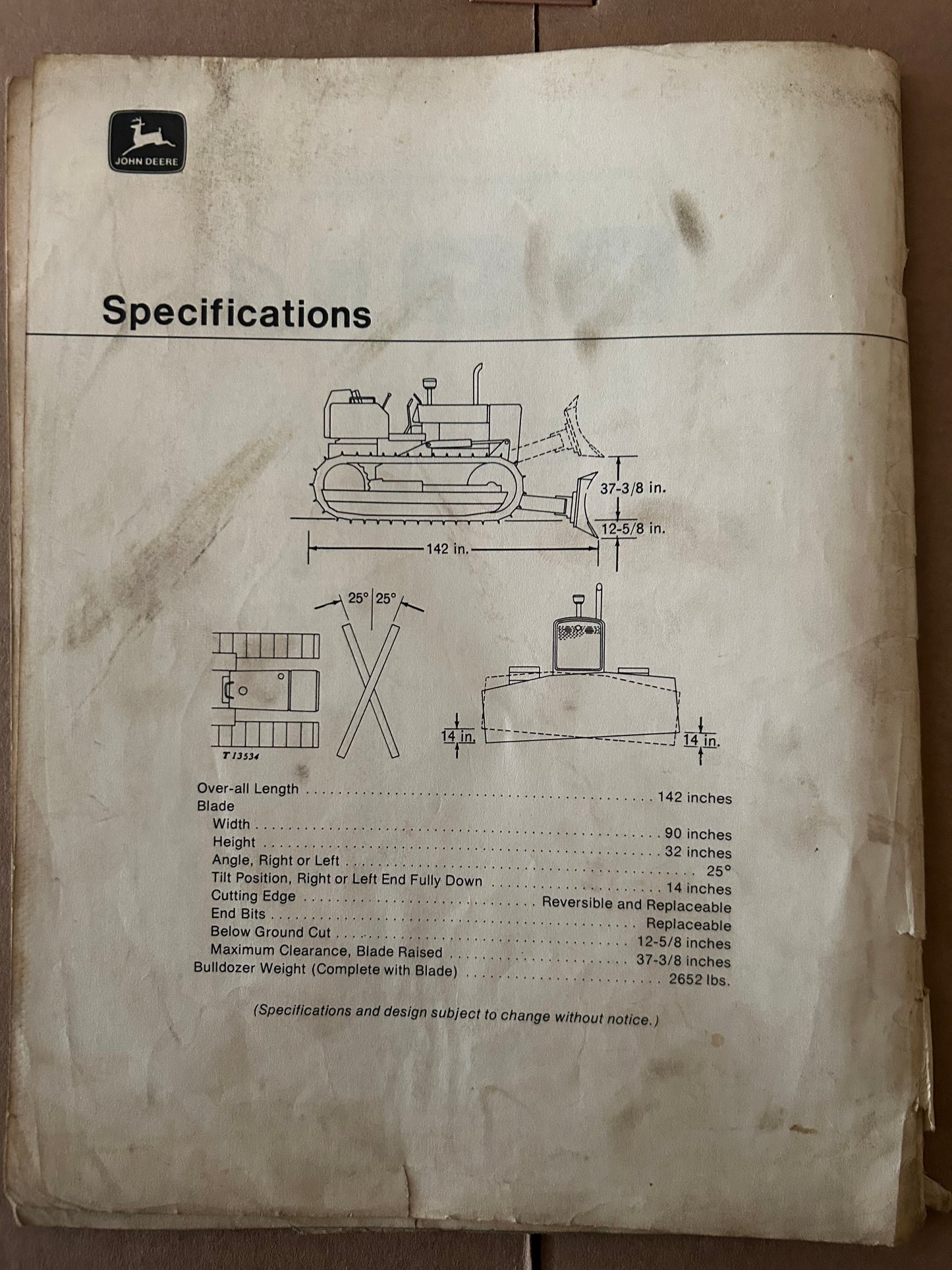 John Deere _ JD 450-B Crawler _ Operator’s Manual