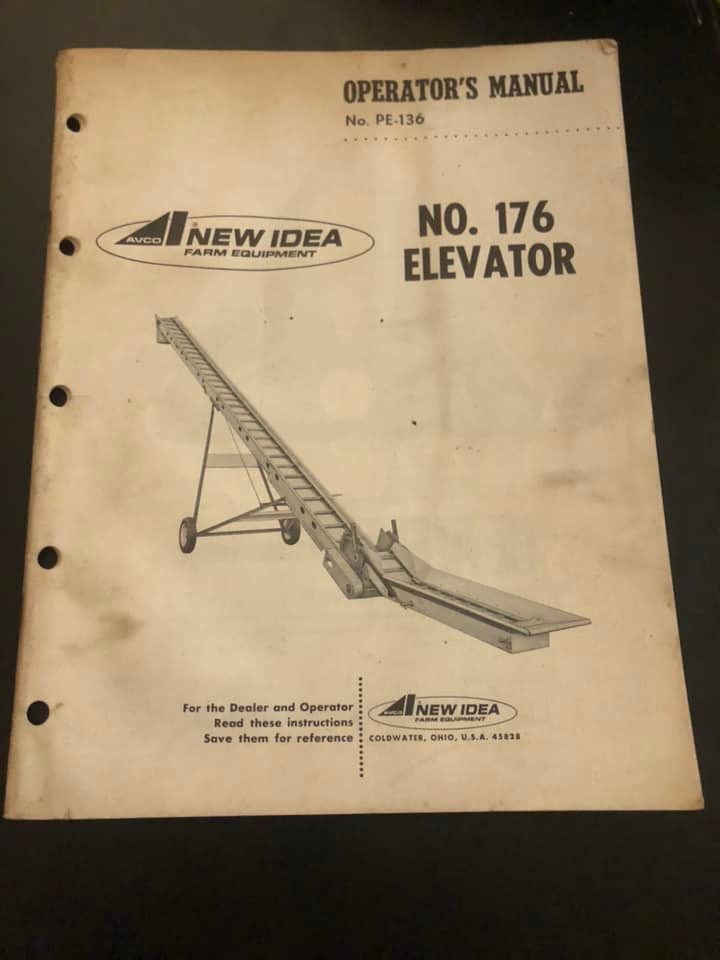 New Idea _ no 176 Elevator _ Operator’s Manual