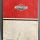 Briggs & Stratton Service & Repair Instructions