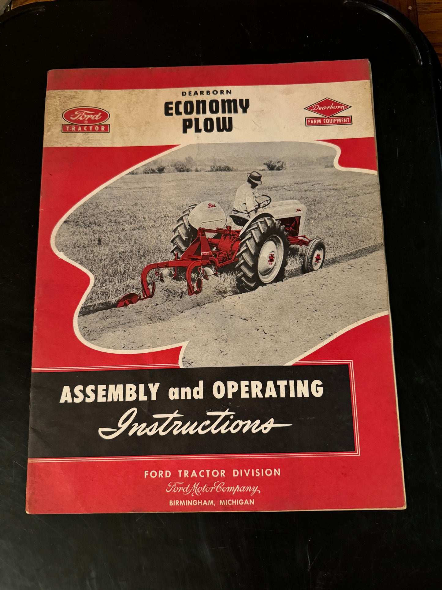 Ford _ Dearborn Economy Plow _ Assembly & Operating Instructions