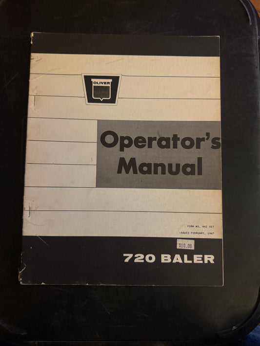 Oliver _ 720 Baler _ Operator’s Manual
