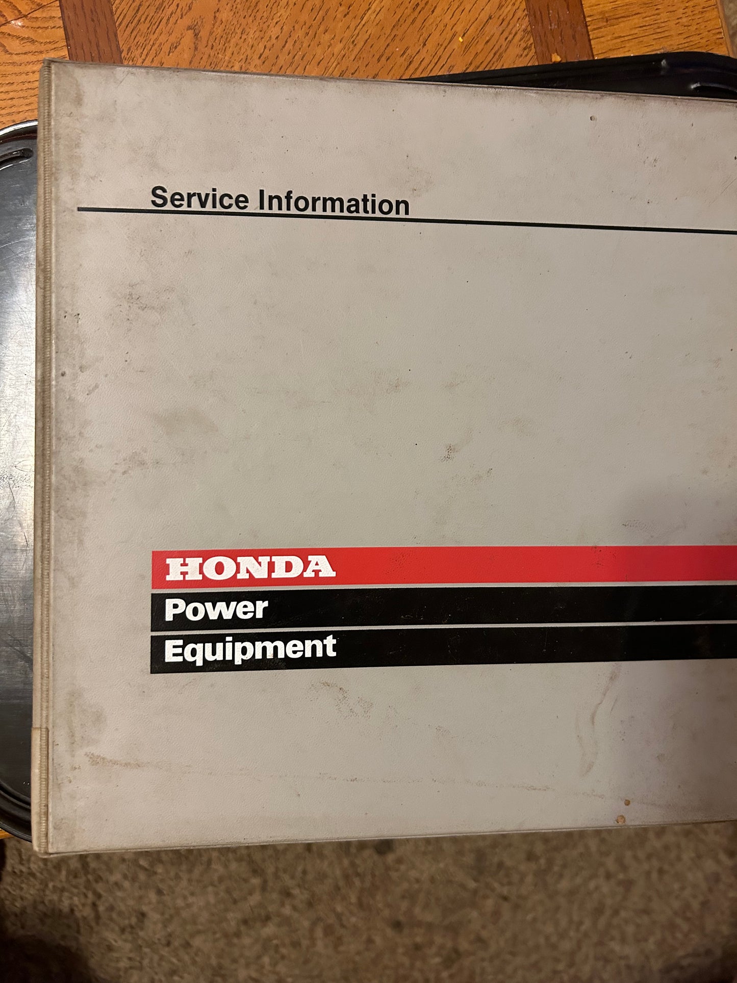 Honda Power Equipment Shop Manuals Binder #2