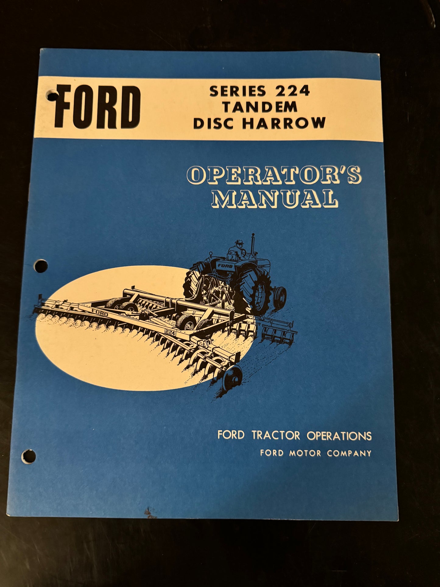 Ford _ series 234 Tandem Disc Harrow _ Operator’s Manual