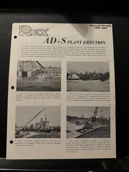 Rex Ad-S Plant Erection