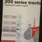Massey Ferguson _ 200 Series Tractor foldout poster