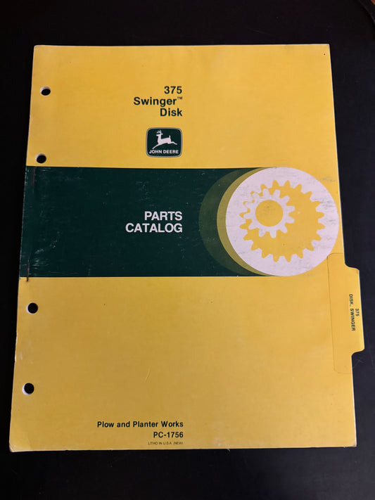 John Deere _ 375 Swing Disk _ Parts Catalog PC-1756
