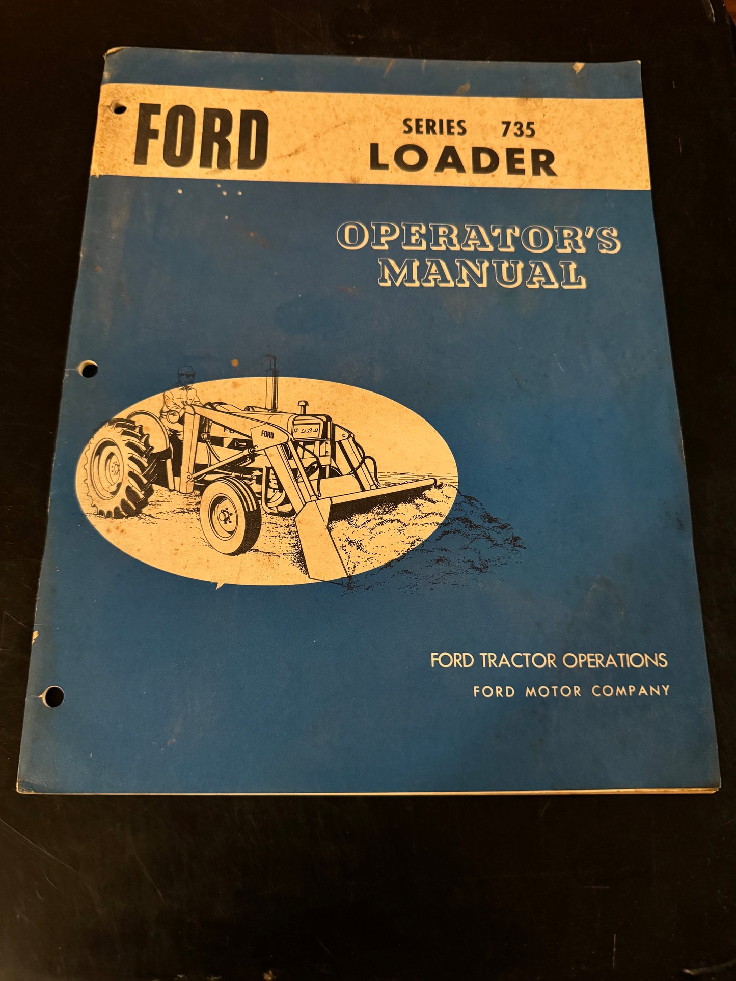 Ford _ series 735 Loader _ Operator’s Manual