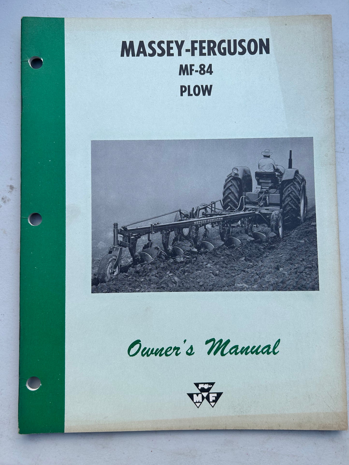 Massey Ferguson MF 84 Plow _ Owner’s Manual