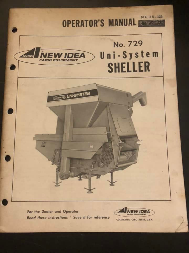 New Idea _ no 729 Uni-System Sheller _ Operator’s Manual