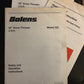 Bolens _ 22” Snow Thrower 3 HP model 322 _ Manuals