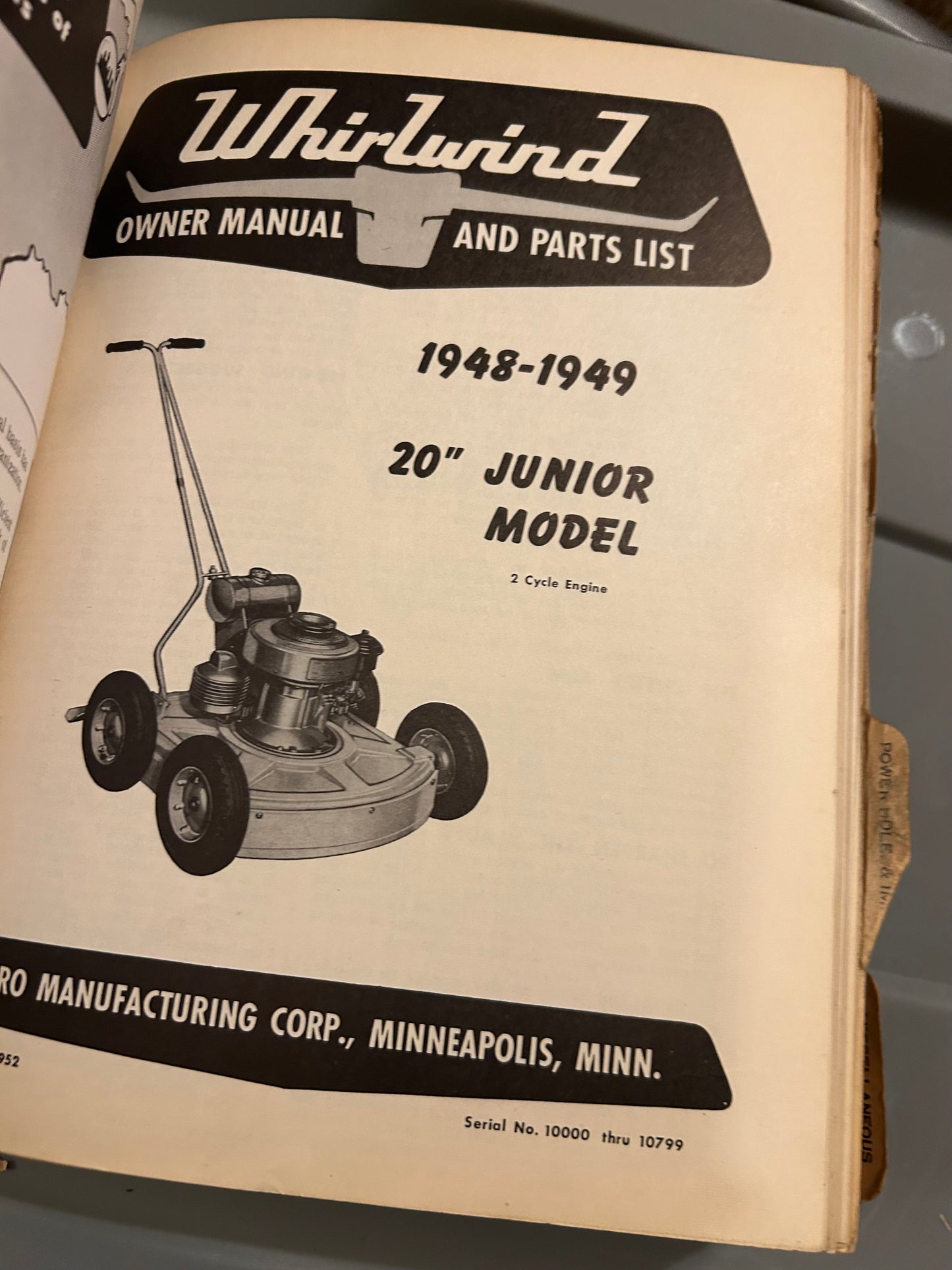 Toro Collection of manuals