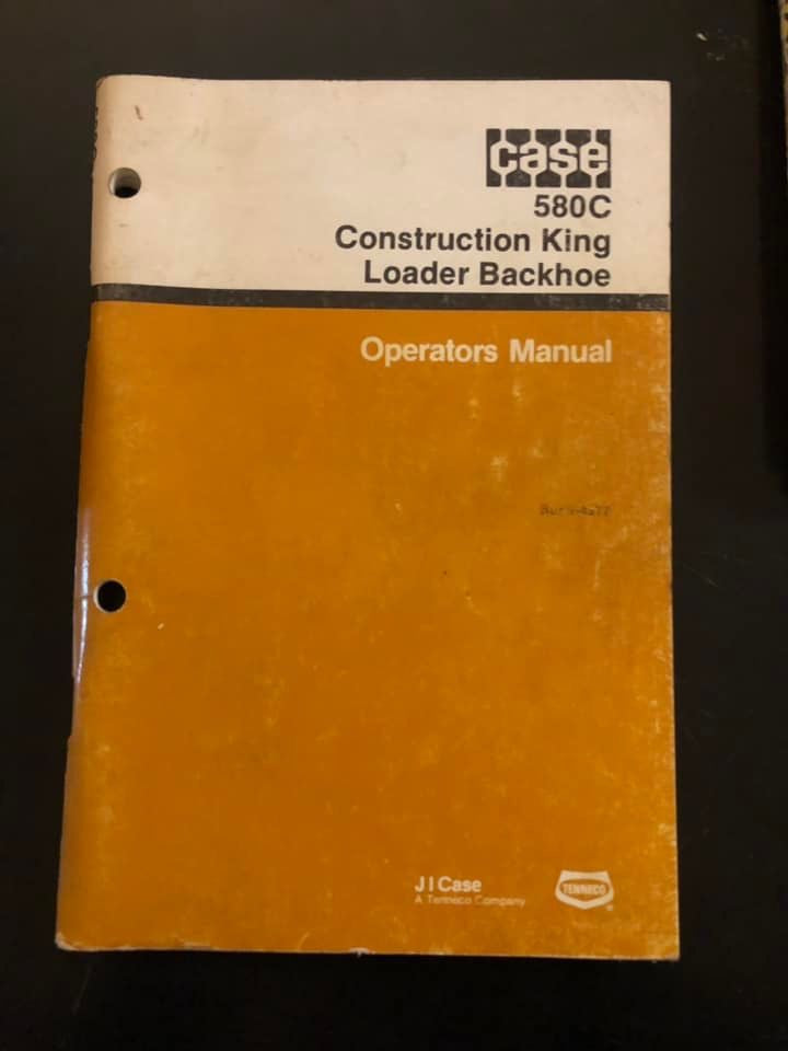 Case _ 580C Construction King Loader Backhoe _ Operator’s Manual