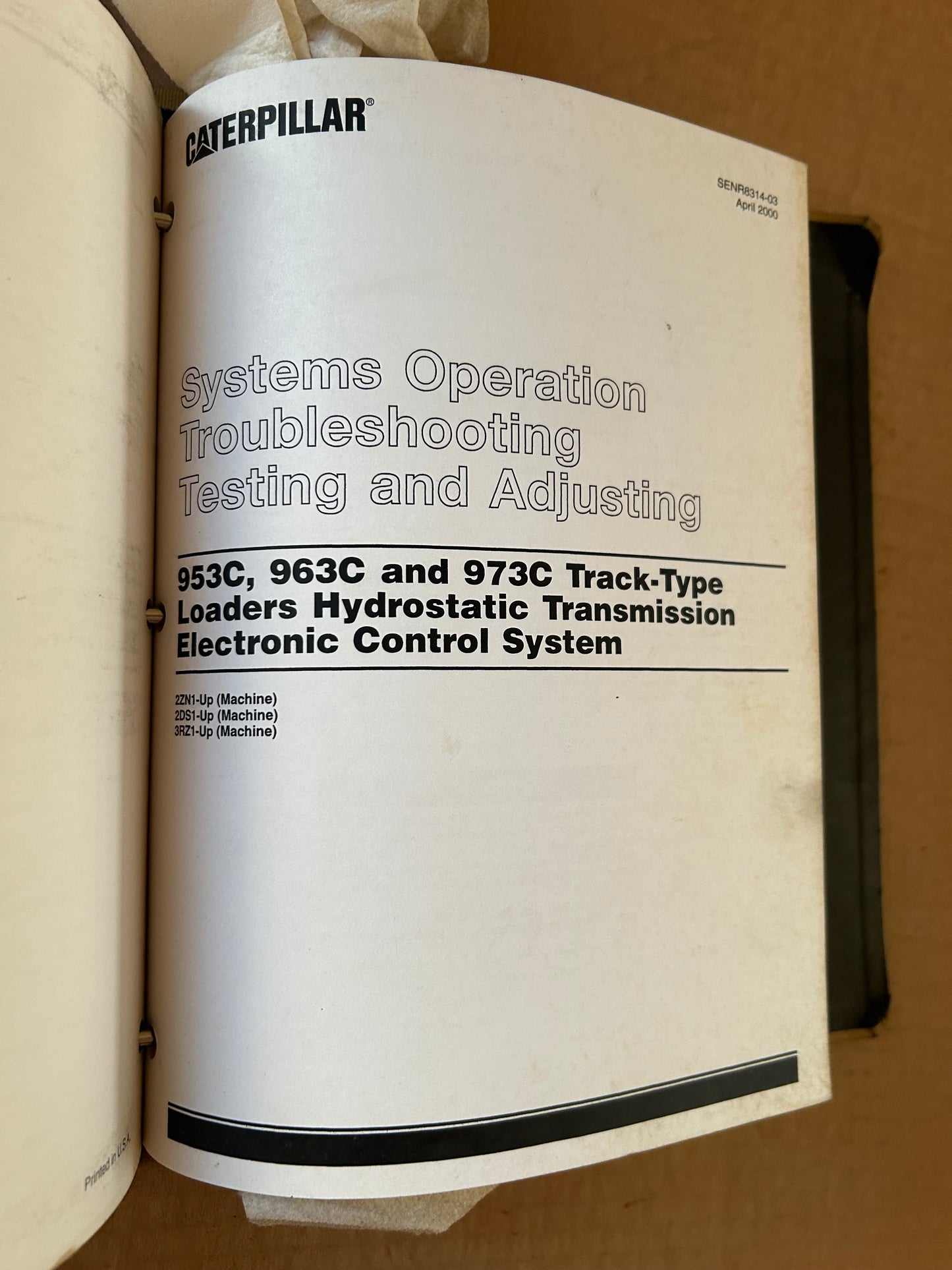 Caterpillar _ 963C Track-Type Loaders _ Service Manual