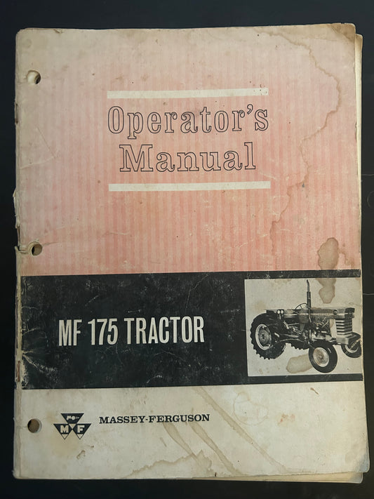Massey-Ferguson _ MF 175 Tractor __ Form 690 680 M1 Operator’s Manual