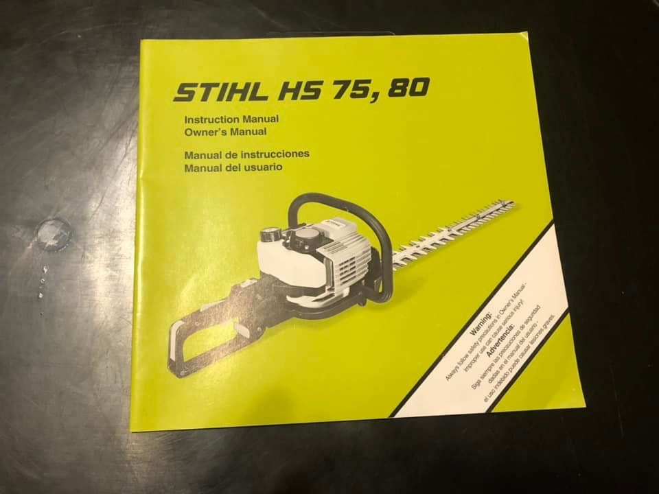 Stihl _ HS 75, 80 Instructions & Owner’s Manual