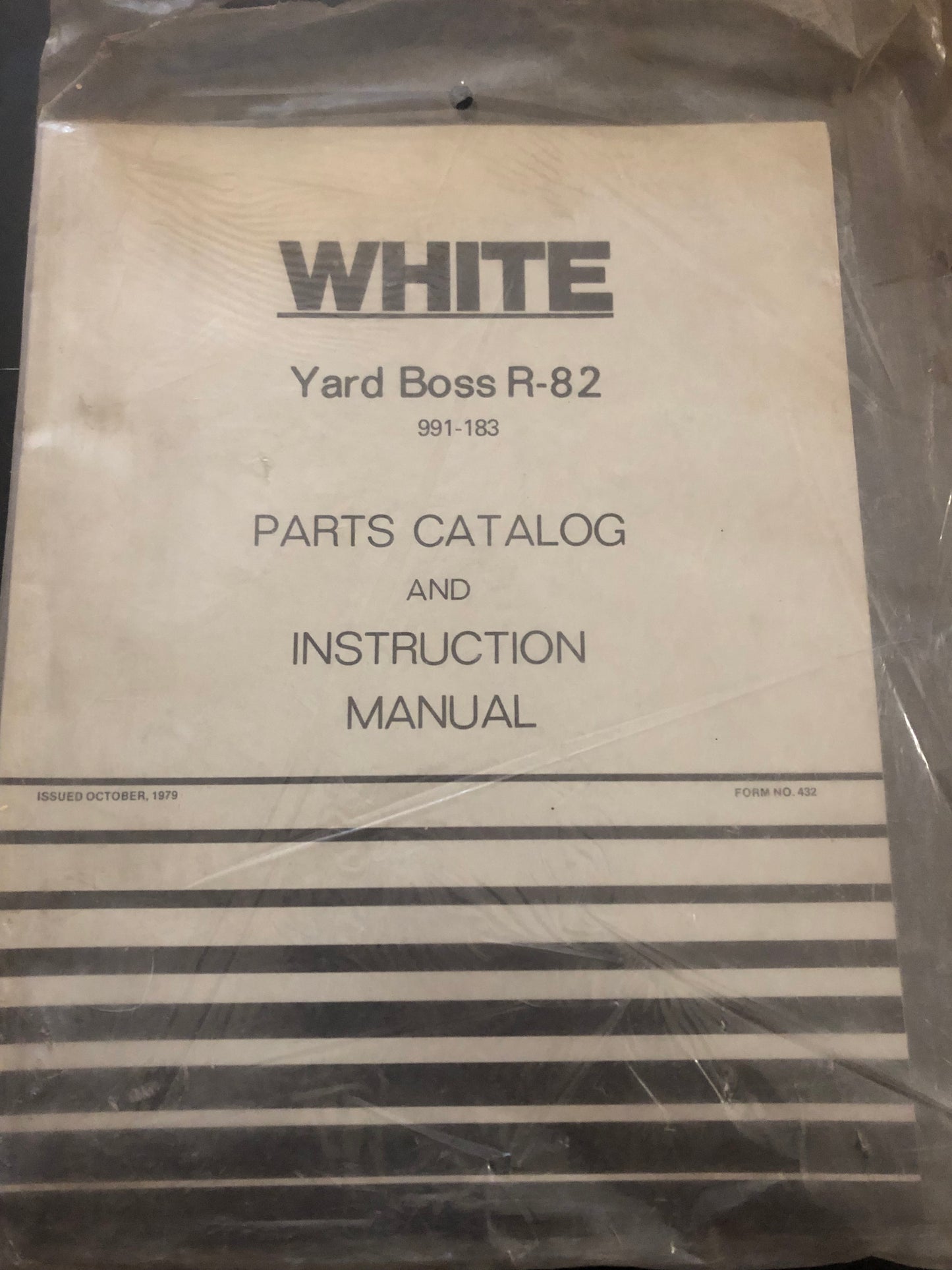 White _ Yard Boss R-82 _ Parts Catalog & Instruction Manual