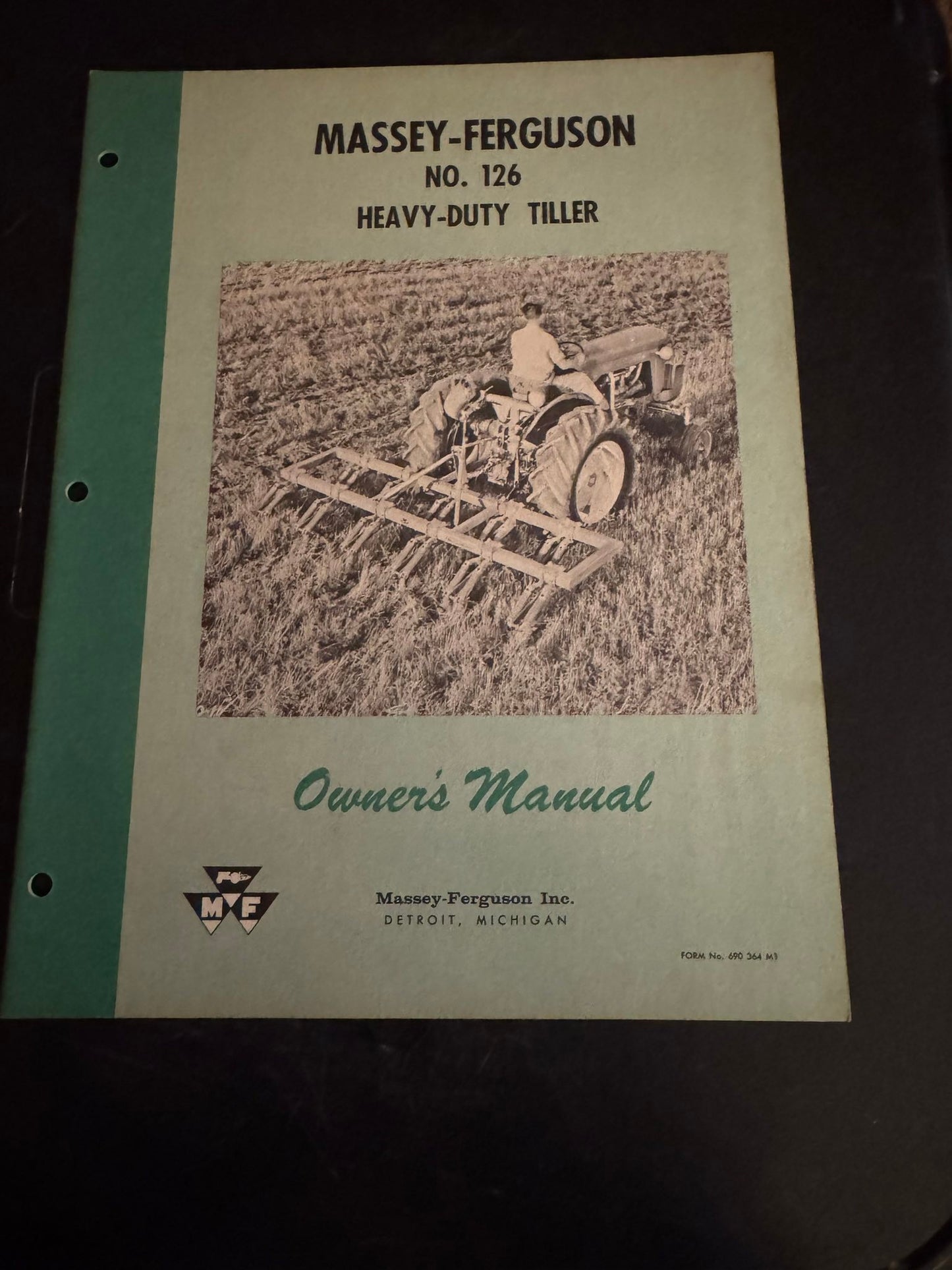 Massey Ferguson _ MF 126 Heavy Duty Tiller _ Owner’s Manual