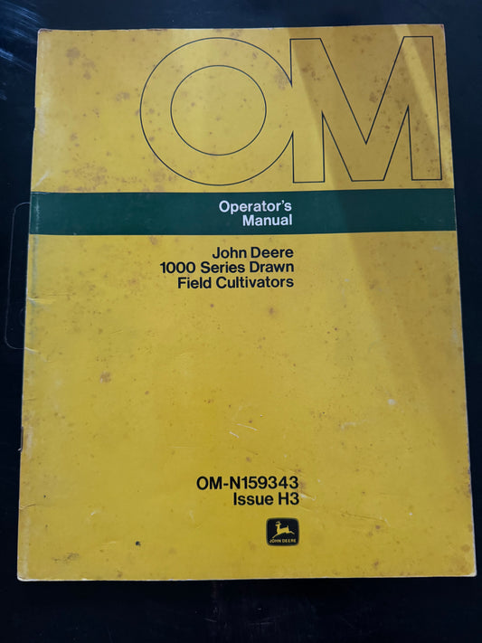 John Deere _ 1000 Series Drawn Field Cultivators _ Operator’s Manual