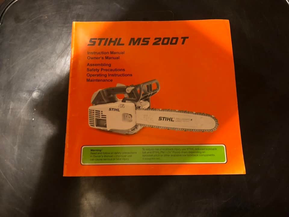 Stihl _ MS 200 T Instructions & Owner’s Manual