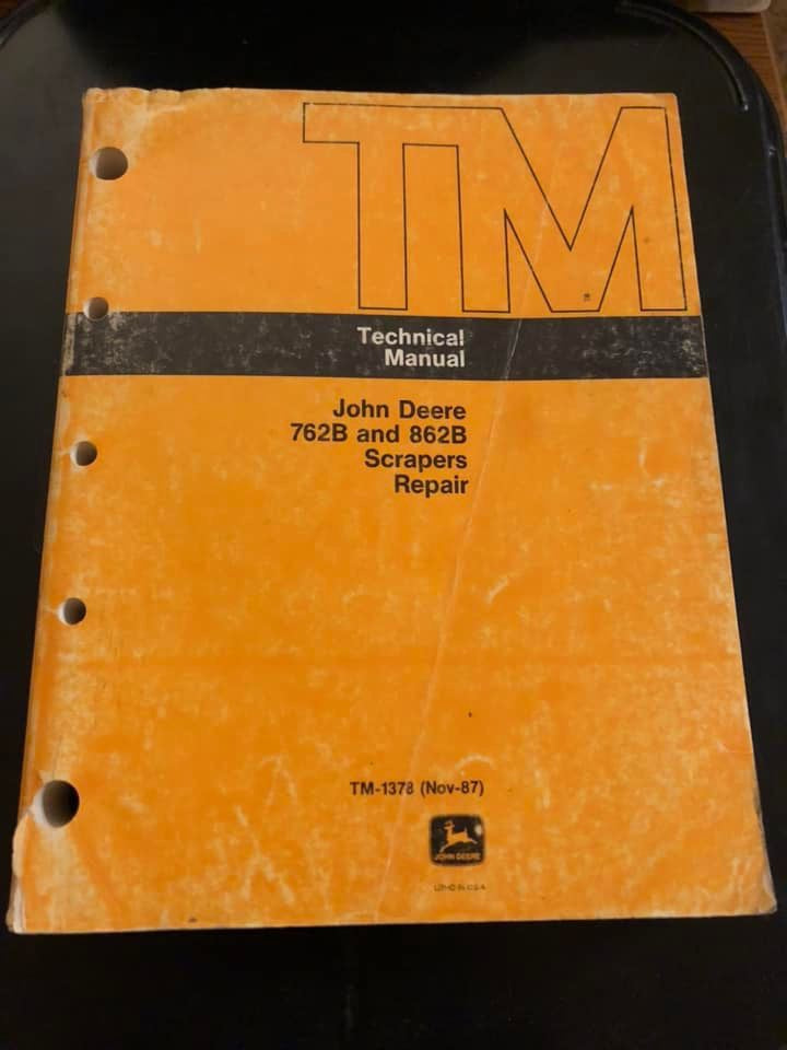 John Deere _ 762B & 862B Scrapers Repair _ Technical Manual