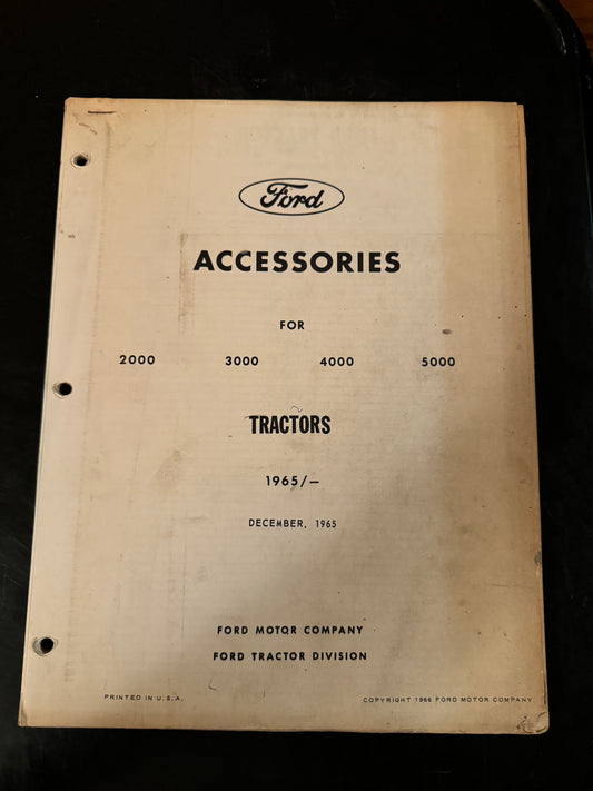 Ford _ Accessories for 2000, 3000, 4000 & 5000 Tractors